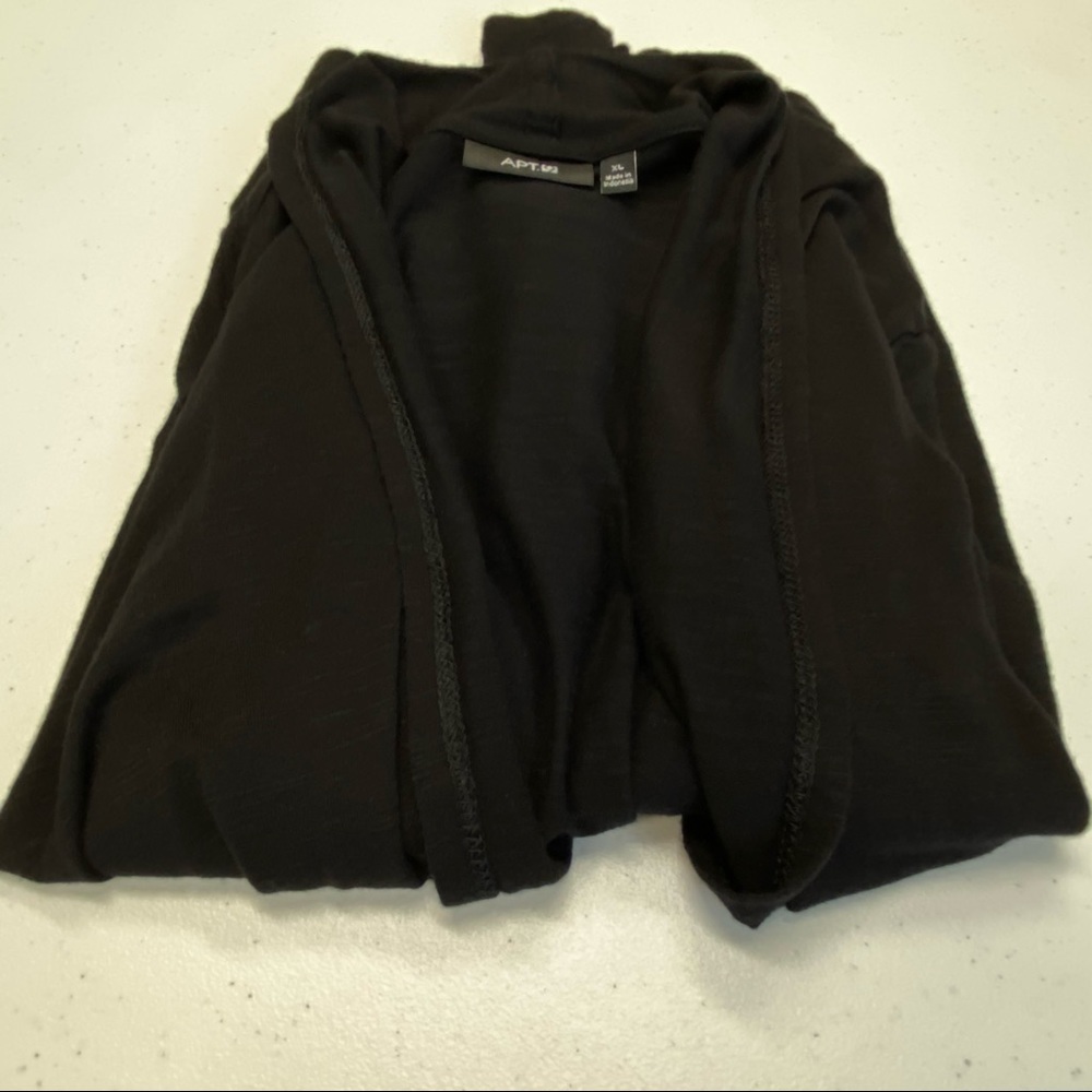 APT 9 Cute Black Knit Jacket/Sweater - Picture 7 of 8
